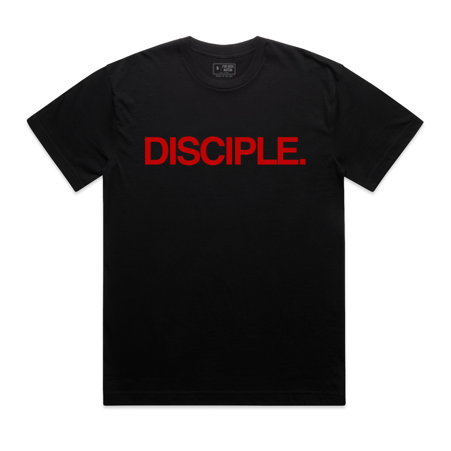 DISCIPLE. Tee (Black/Red)