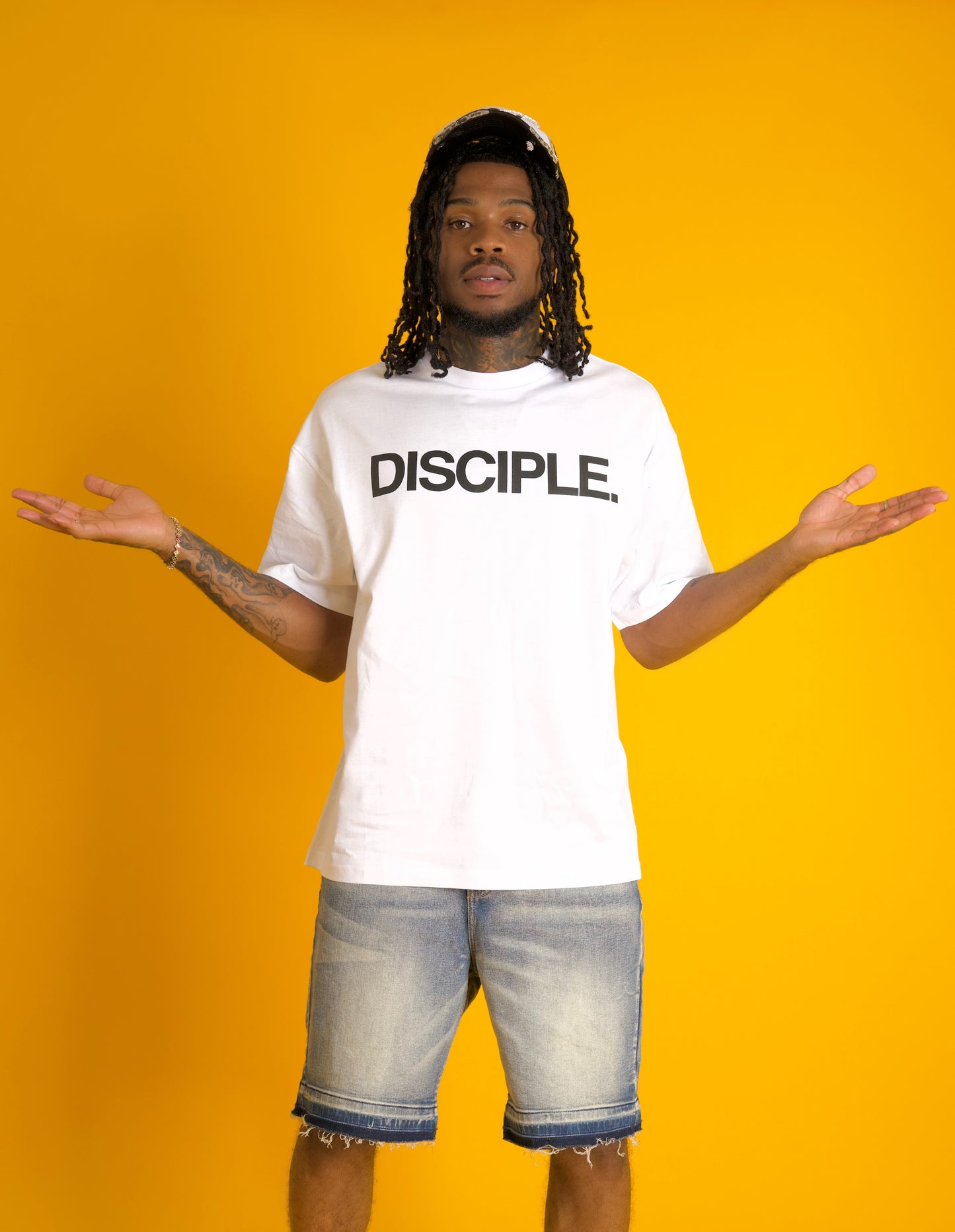 DISCIPLE. Tee (White)