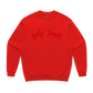 Holy Temple Crewneck Sweater (Red/Red)