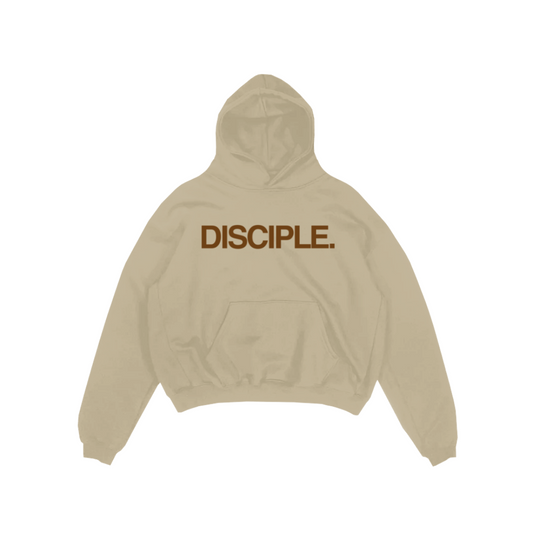 DISCIPLE. Hoodie (Tan/Brown)