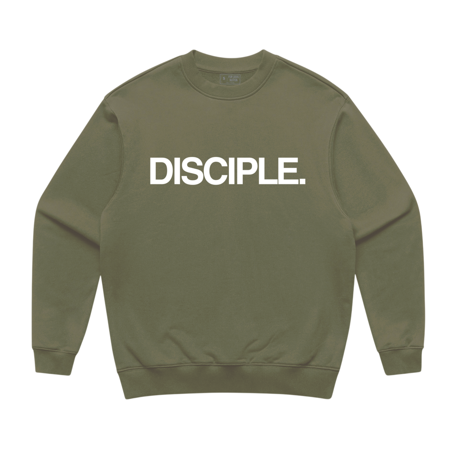 DISCIPLE. Crewneck Sweater (Olive)