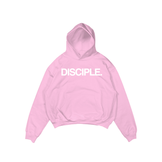 DISCIPLE. Hoodie (Light Pink)