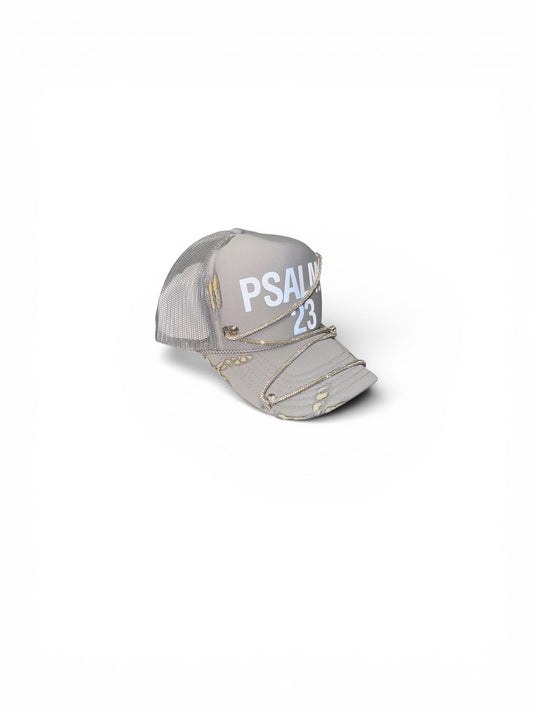 Psalms 23 x Wolf Gray Trucker Hat