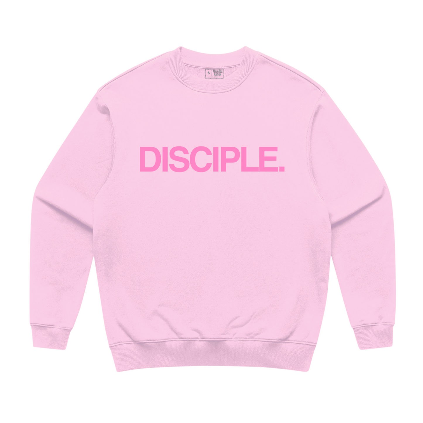 DISCIPLE. Crewneck Sweater (Pink/Pink)