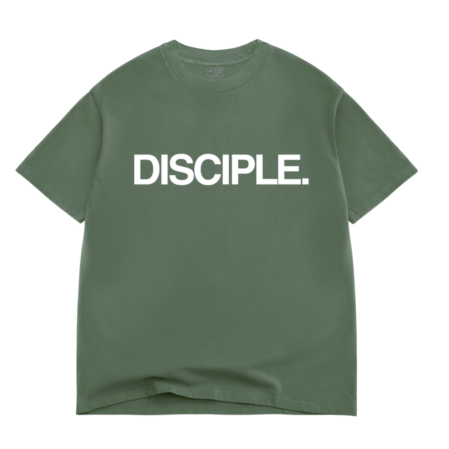 DISCIPLE. Tee (Moss Green)