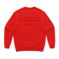 Holy Temple Crewneck Sweater (Red/Red)