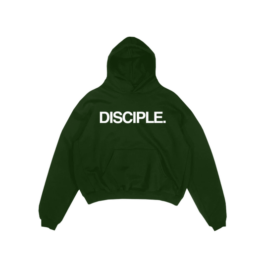 DISCIPLE. Hoodie (Forest Green)
