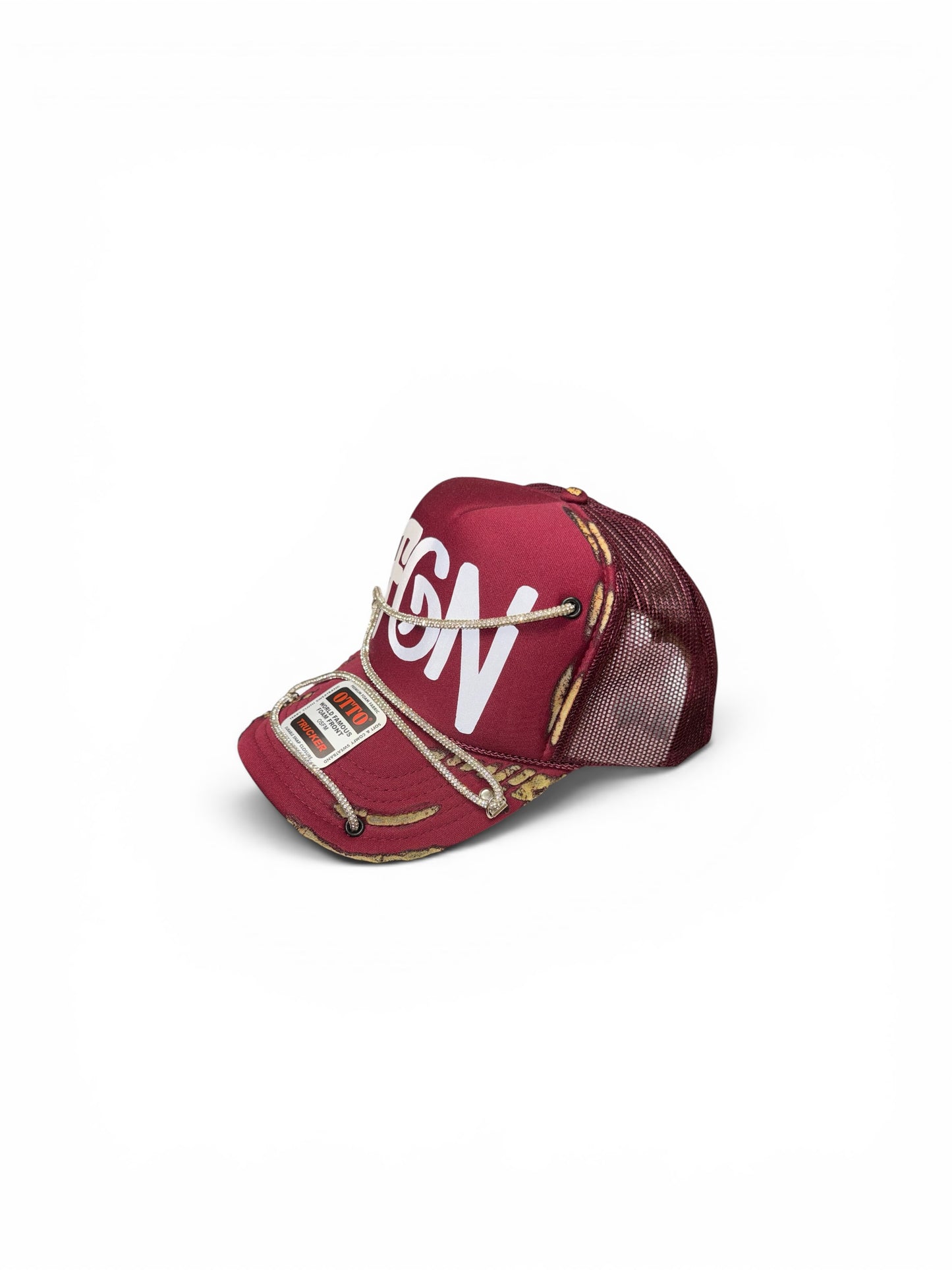 FGN x Burgundy Trucker Hat