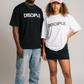 Couple wearing DISCIPLE tees — Build Your Own Set