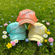 Psalms 23 trucker hats in a flower meadow — Summer Season Bundle